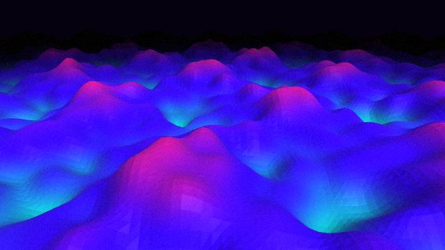 Neon Tide, animated gradient background