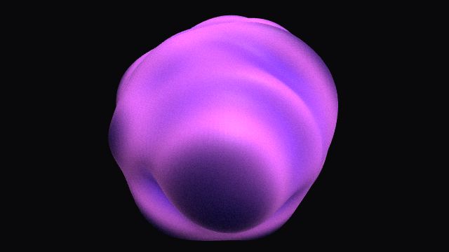Plum Orbit, animated gradient background